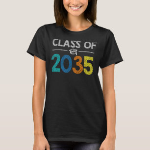 Schulklasse 2035 Erster Schultag Abschluss T-Shirt