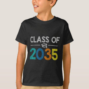 Schulklasse 2035 Erster Schultag Abschluss T-Shirt