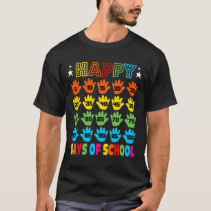 Schulkostüm für Kinder Mädchen Jungen 100 Tage T-Shirt