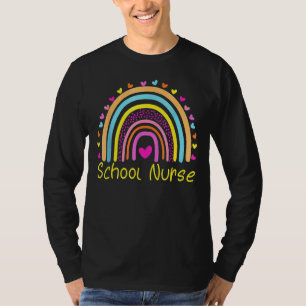 Schulkrankenhaus Rainbow Liebe Herz T-Shirt