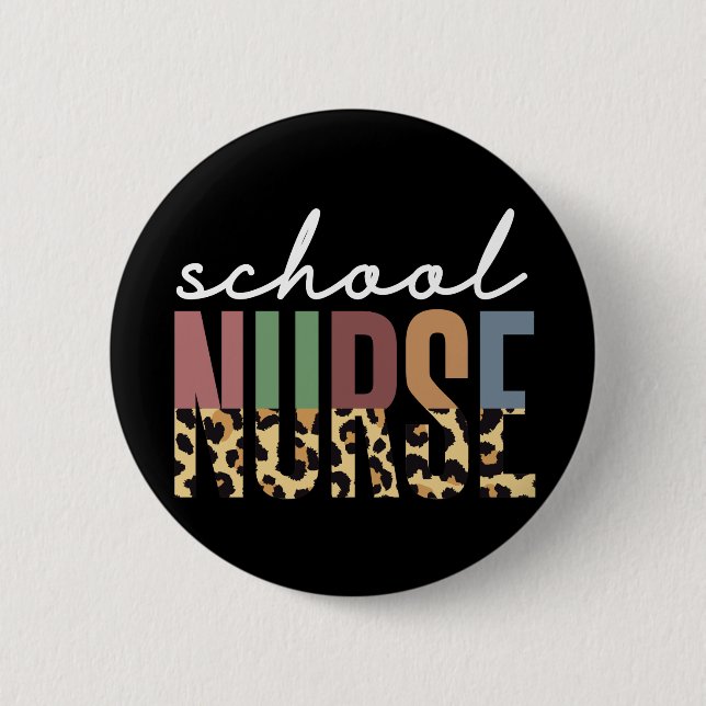 Schulkrankenkirche Gewürzgeschenke Nurse Button (Vorderseite)