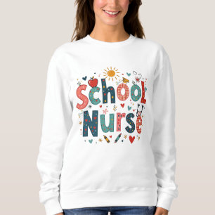 Schulkrankenkur - Spaß im farbenfrohen Stil Sweatshirt