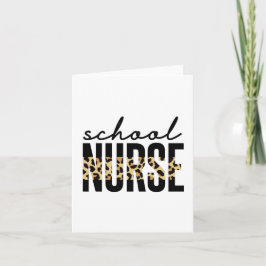 Schulkrankenpfleger | School Nurse RN Wertgeschenk Karte