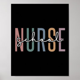 Schulkrankenpfleger | School Nurse RN Wertgeschenk Poster