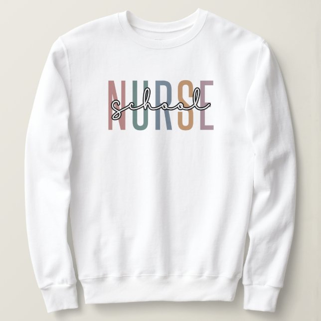 Schulkrankenpfleger | School Nurse RN Wertgeschenk Sweatshirt (Design vorne)
