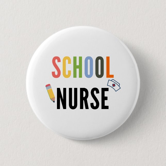 Schulkrankenpflegerin Button (Vorderseite)
