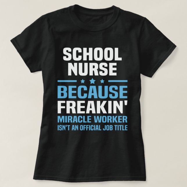 Schulkrankenpflegerin T-Shirt (Design vorne)