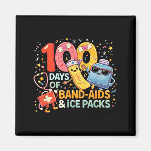 Schulkrankenschwester 100 Tage Bandagen Eisbeutel  Magnet