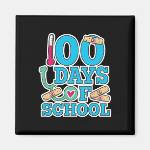 Schulkrankenschwester 100 Tage Schule Magnet