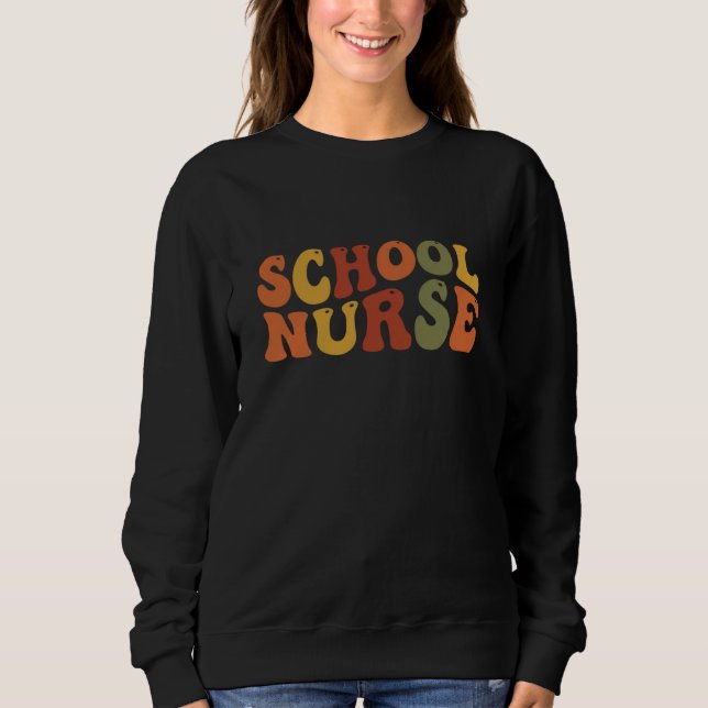 Schulkrankenschwester Anerkennungsgeschenk Sweatshirt (Vorderseite)