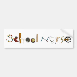 Schulkrankenschwester-Autoaufkleber durch Autoaufkleber