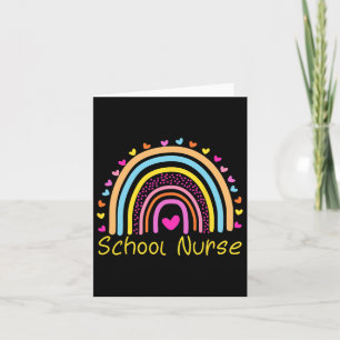 Schulkrankenschwester Boho Rainbow Nurday Ck zur S Karte