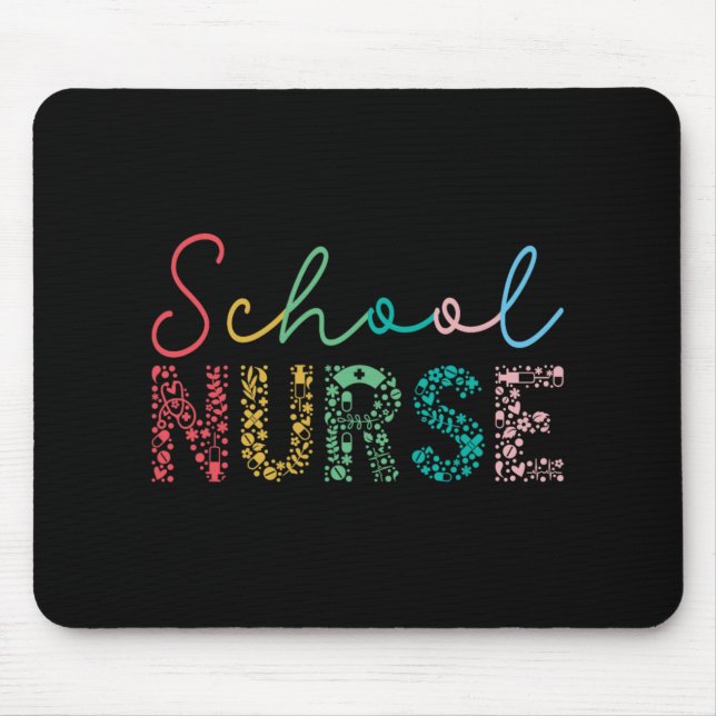 Schulkrankenschwester Byck Zur Schulkrankenschwest Mousepad (Vorne)