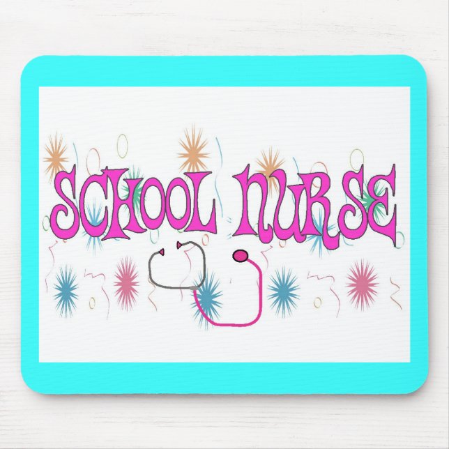 SCHULkrankenschwester einzigartige Mousepad (Vorne)