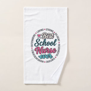 Schulkrankenschwester Ever Vintage Engraving Shirt Handtuch
