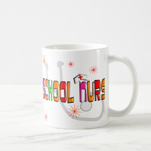 Schulkrankenschwester-Geschenke u. T - Shirts Tasse