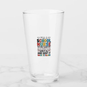 Schulkrankenschwester Hat Es Alles Lustiges Lehrer Glas