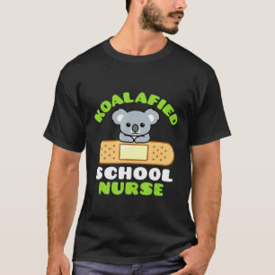 Schulkrankenschwester Koala Koalafied examinierte T-Shirt