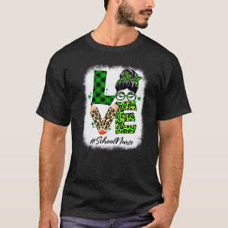 Schulkrankenschwester Liebe Frauen Gebleicht Zerza T-Shirt