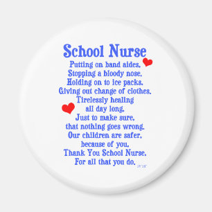 Schulkrankenschwester Magnet