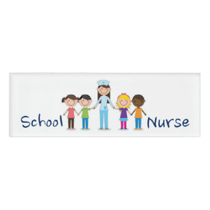 Schulkrankenschwester-Namensschild Namenschild