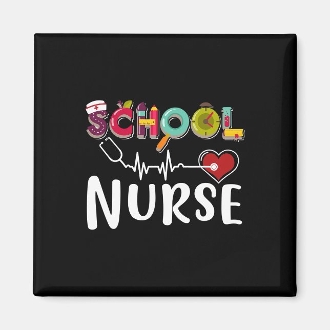 Schulkrankenschwester Registrierte Krankenschweste Magnet (Vorne)
