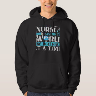 Schulkrankenschwester rettet die Welt, eine Eisver Hoodie