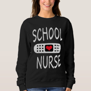 Schulkrankenschwester von kleinen Menschen kehrt z Sweatshirt