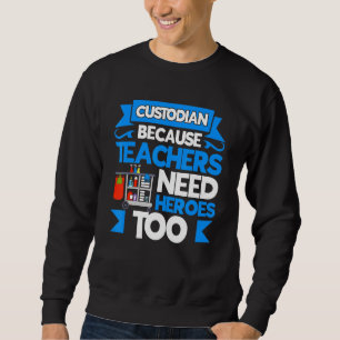 Schulkrankenwertschätzung Janitor arbeitet einheit Sweatshirt