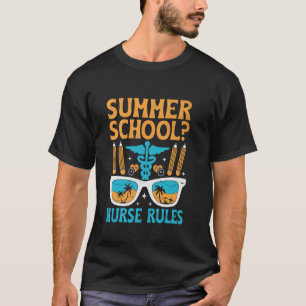 Schulkur Letzten Schultag Sommerpause sonnen T-Shirt