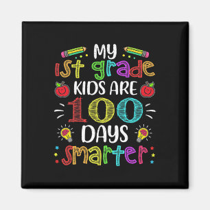 Schullehrer 100 Tage klüger 100. Schultag Magnet