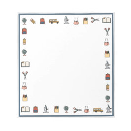 Schullehrer buchen große Notizen Notizblock