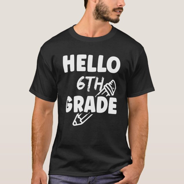 Schullehrer der 6. Klasse Niedlich T-Shirt (Vorderseite)