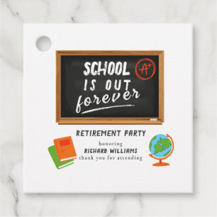 Schullehrer für das Party im Rentenalter, Blackboa Geschenkanhänger