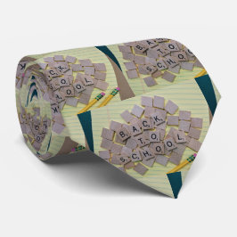 Schullehrer Hauptmann zurück zur Schule Necktie Krawatte