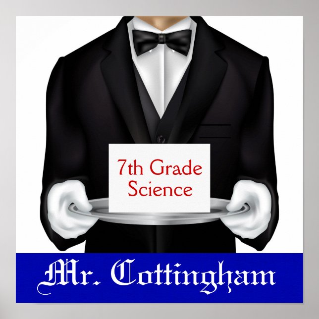 Schullehrer-Klassenzimmer Willkommen - SRF Poster (Vorne)