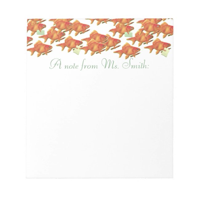 Schullehrer Notizblock (Vorderseite)