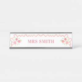 Schullehrer Schreibtischnamensplakette