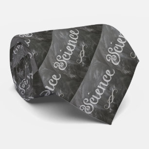 Schullehrer Science Blackboard Chalk Necktie Krawatte