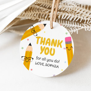 Schullehrer-Wertschätzung Danke Geschenkanhänger