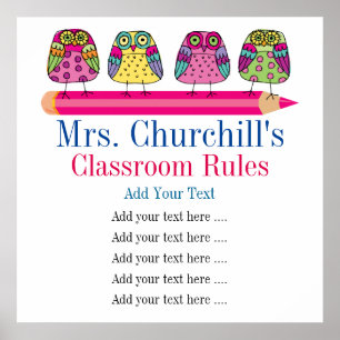 Schullehrerordnung Poster