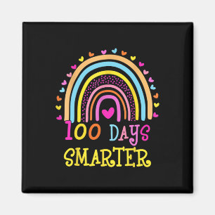 Schullehrertag 100 Tage intelligenter Regenbogen Magnet