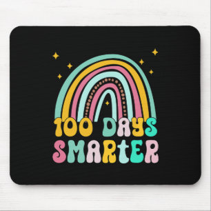 Schullehrertag - 100 Tage intelligenter Regenbogen Mousepad