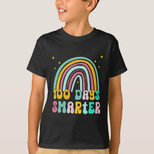 Schullehrertag - 100 Tage intelligenter Regenbogen T-Shirt