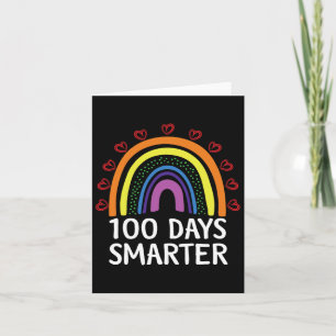 Schullehrertag 100 Tage Smarterer Regenbogen 2 Karte