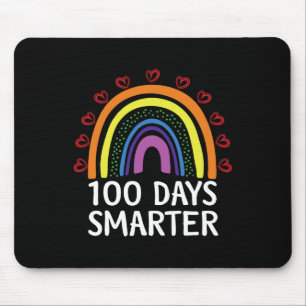 Schullehrertag 100 Tage Smarterer Regenbogen 2 Mousepad