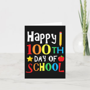 Schullehrertag Kinder 100 Tage 1 Karte