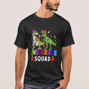 Schulleiter der zweiten Klasse Squad Dinosaurier L T-Shirt