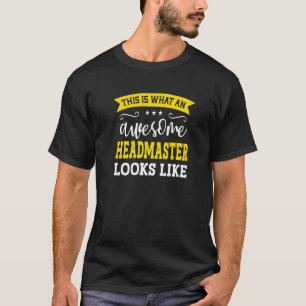 Schulleiter Jobtitel Mitarbeiter Lustiger Arbeiter T-Shirt