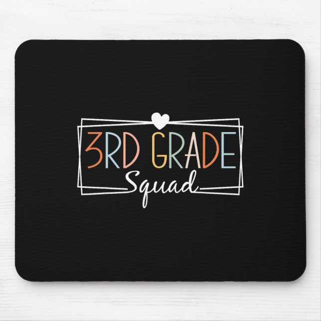 Schulleiter Kinder 3. Klasse zurück zur Schule Mousepad (Vorne)